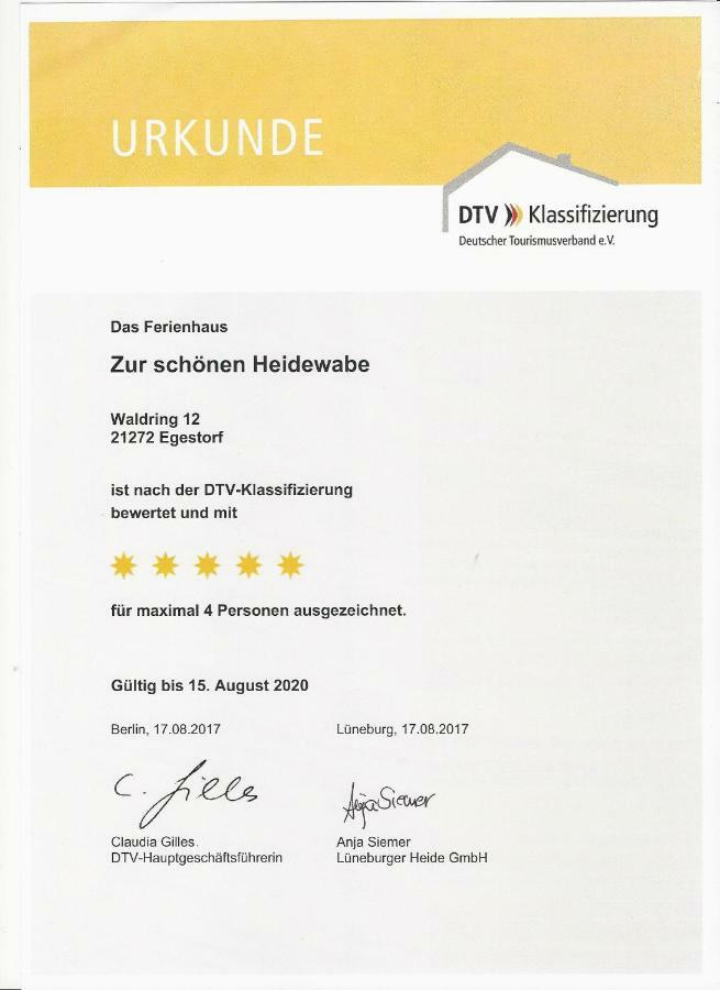 Zur Schoenen Heide-Wabe Egestorf Esterno foto